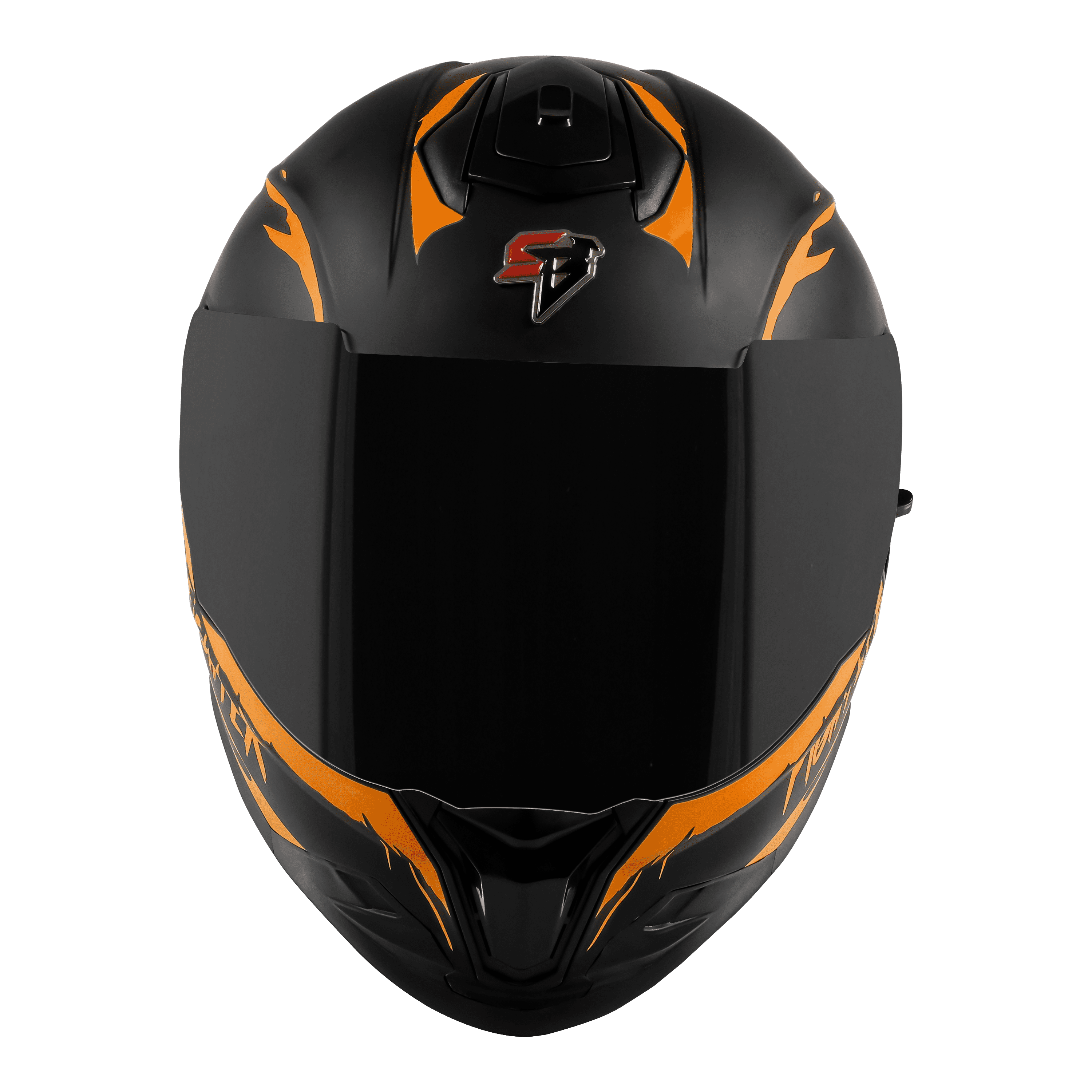 SBH-57 ISS SILVER FIGHTER F2 GLOSSY BLACK WITH ORANGE